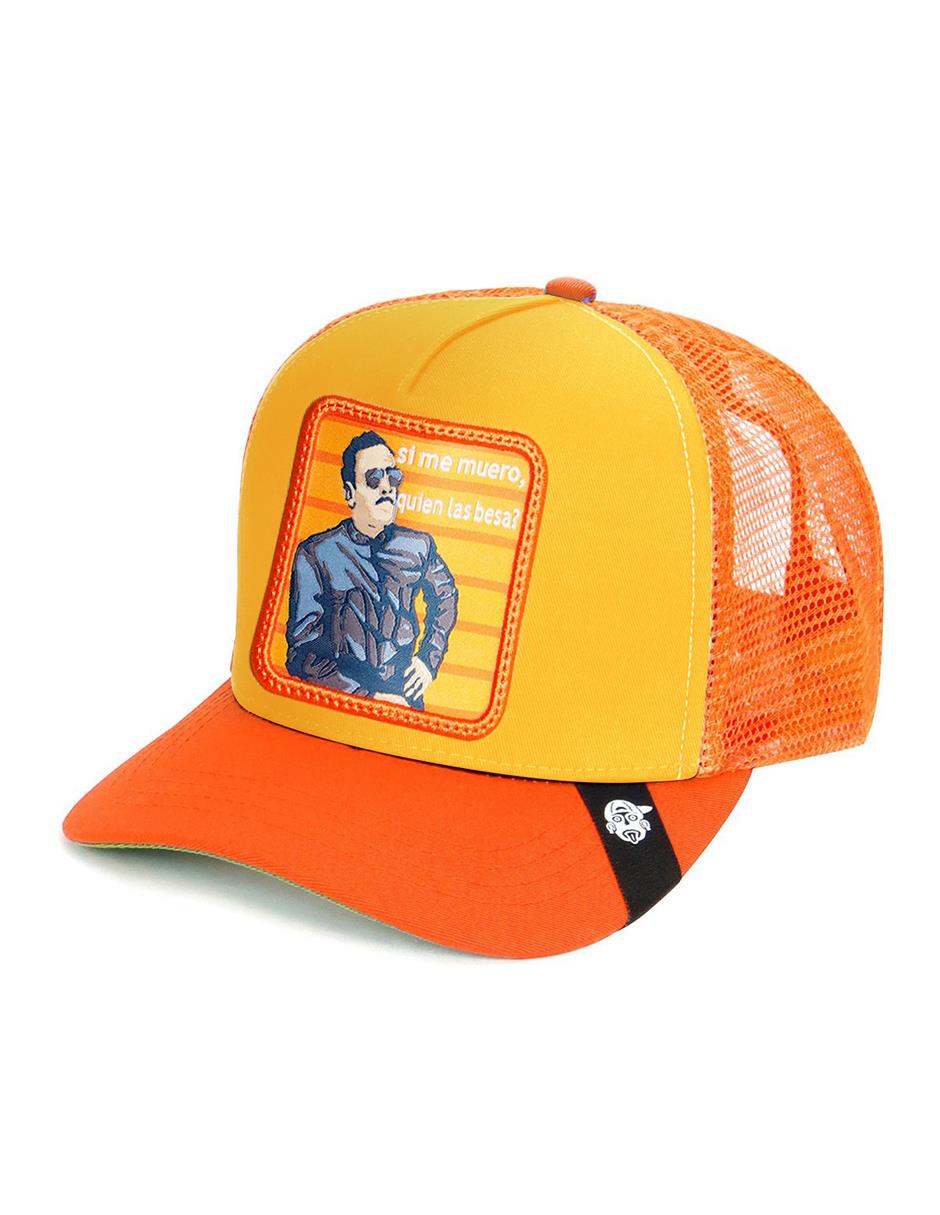 Gorra visera curva snapback casual Frase Si me muero quién las besa para adulto 2