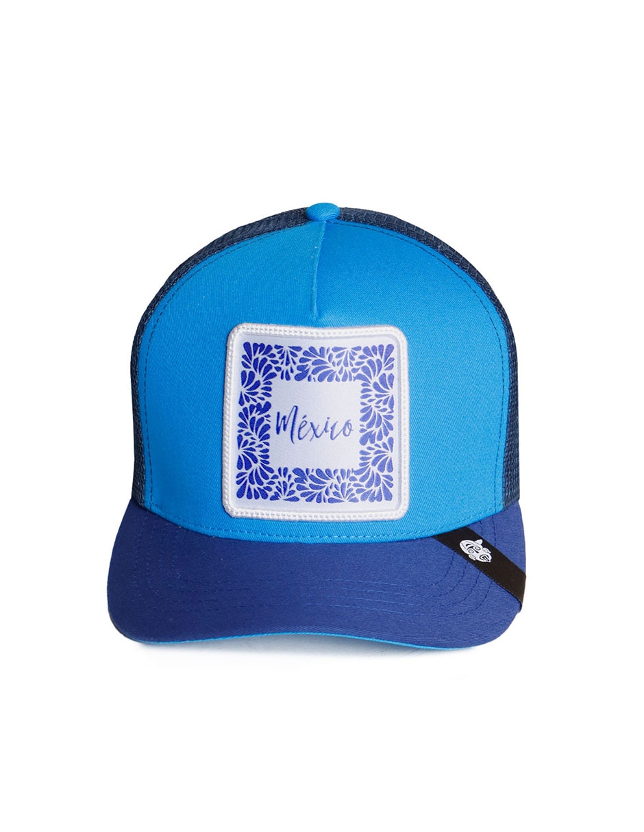Gorra visera curva snapback casual Iconos México mosaico para adulto Gorra visera curva snapback casual Iconos México mosaico para adulto