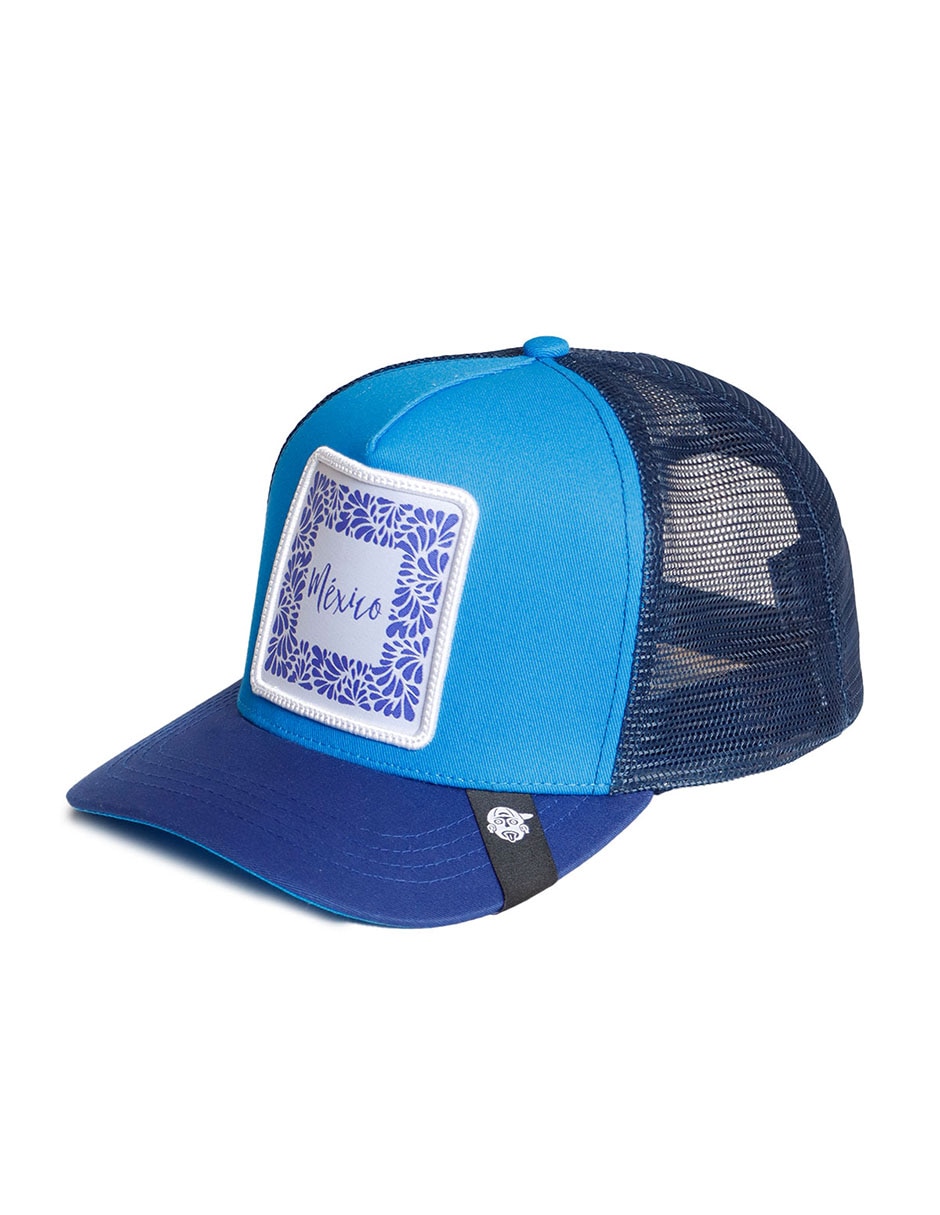 Gorra visera curva snapback casual Iconos México mosaico para adulto 5