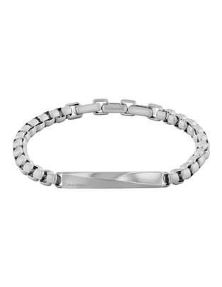 Brazalete Calvin Klein Iconic Id con acabado brillante Brazalete Calvin Klein Iconic Id con acabado brillante