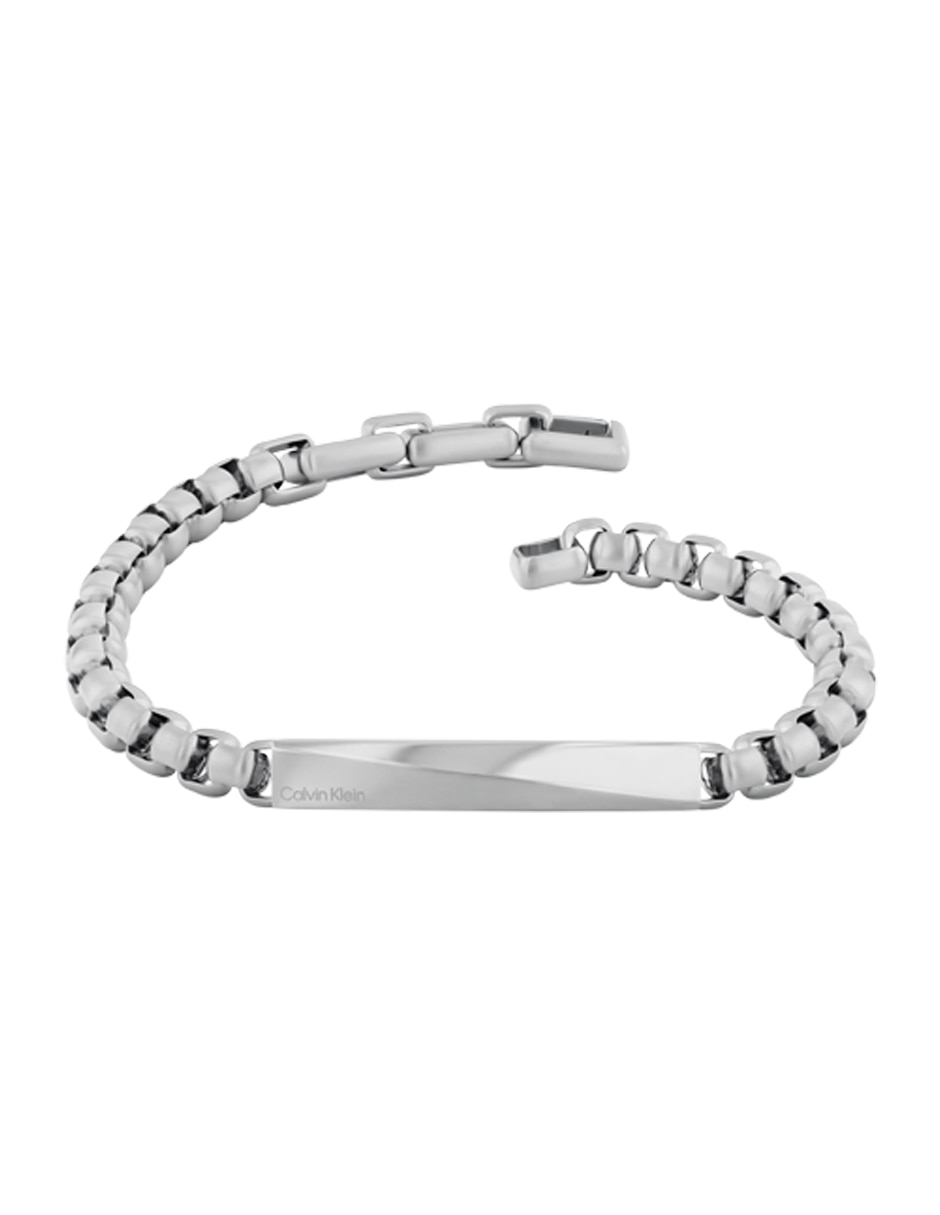 Brazalete Calvin Klein Iconic Id con acabado brillante 3