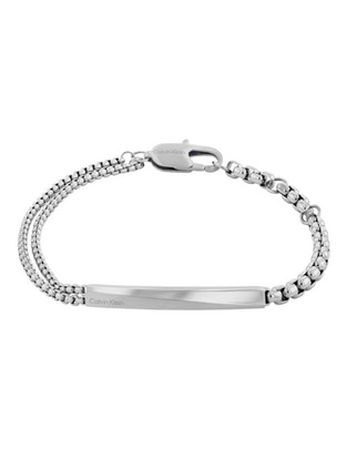 Brazalete Calvin Klein Iconic Id con acabado brillante Brazalete Calvin Klein Iconic Id con acabado brillante