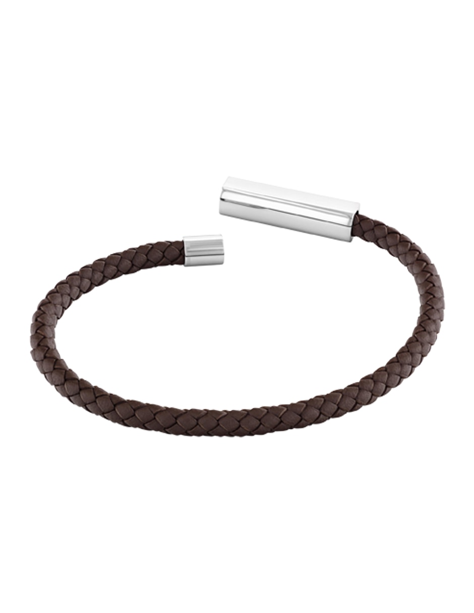 Brazalete Calvin Klein Iconic Id con acabado mate 3