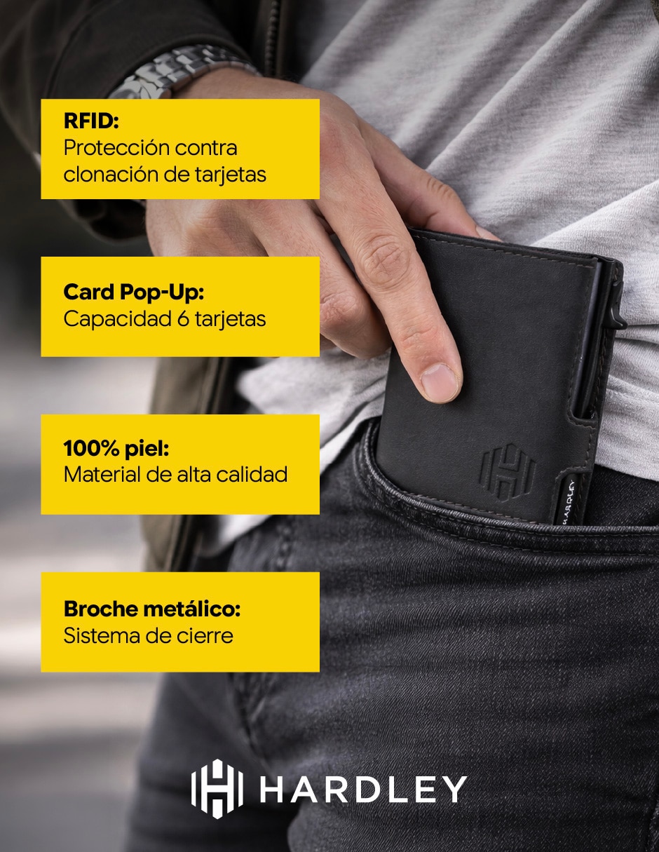 Cartera Hardley para hombre