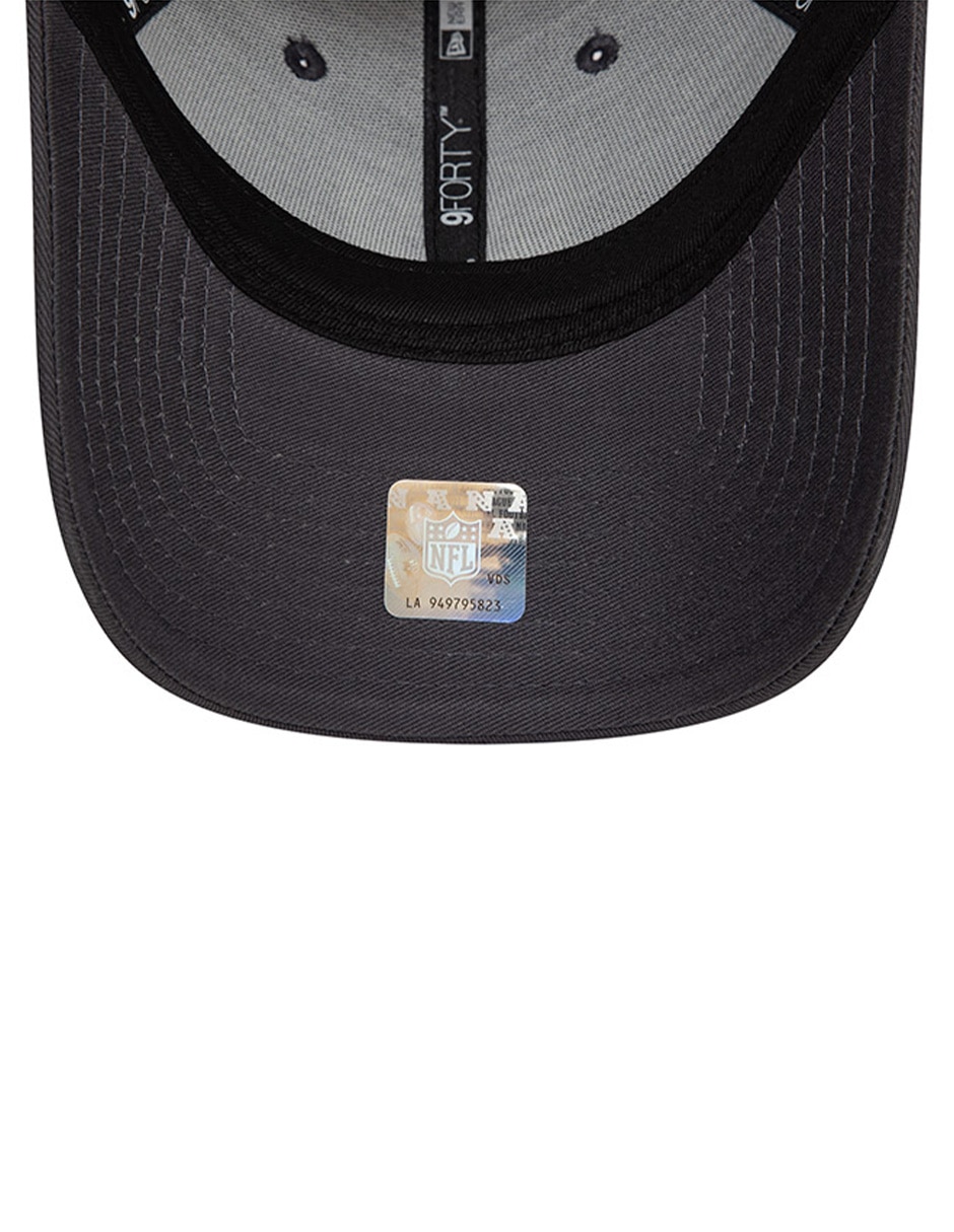 Gorra visera curva correa ajustable para fútbol americano Team Outline NFL Las Vegas Raiders para adulto 4