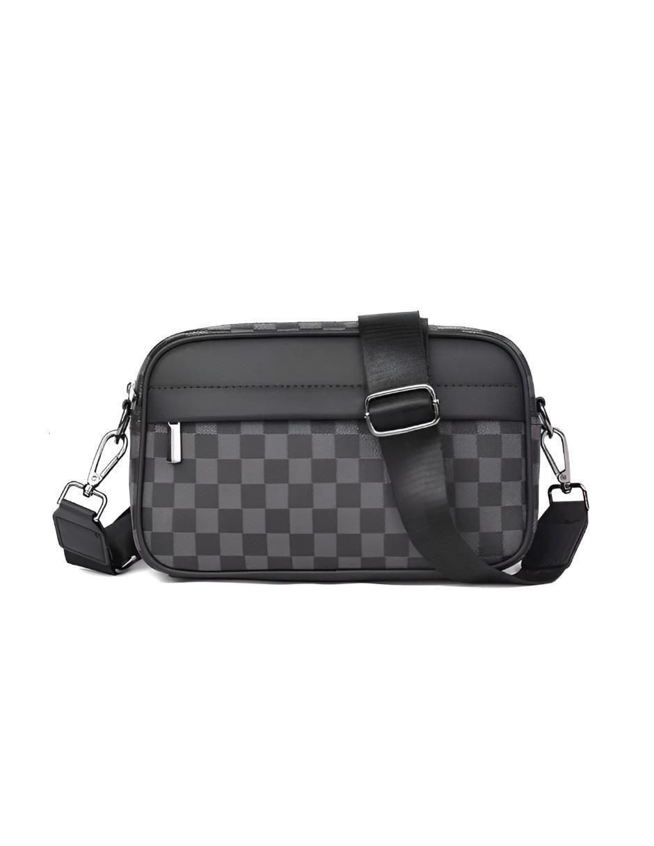 Bolsa bandolera de cuero para hombre