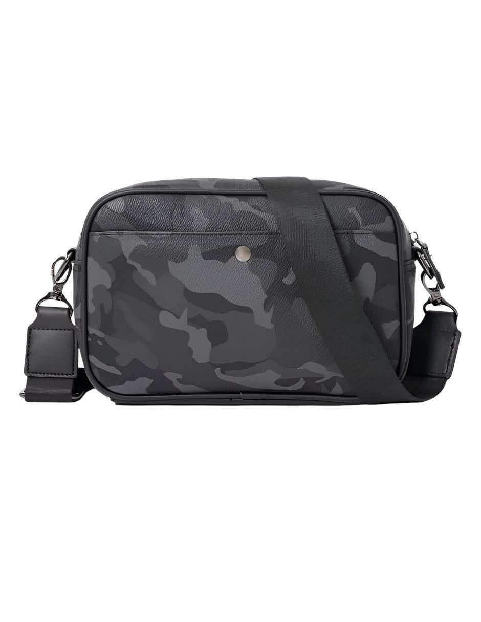 Bolsa bandolera de cuero para hombre