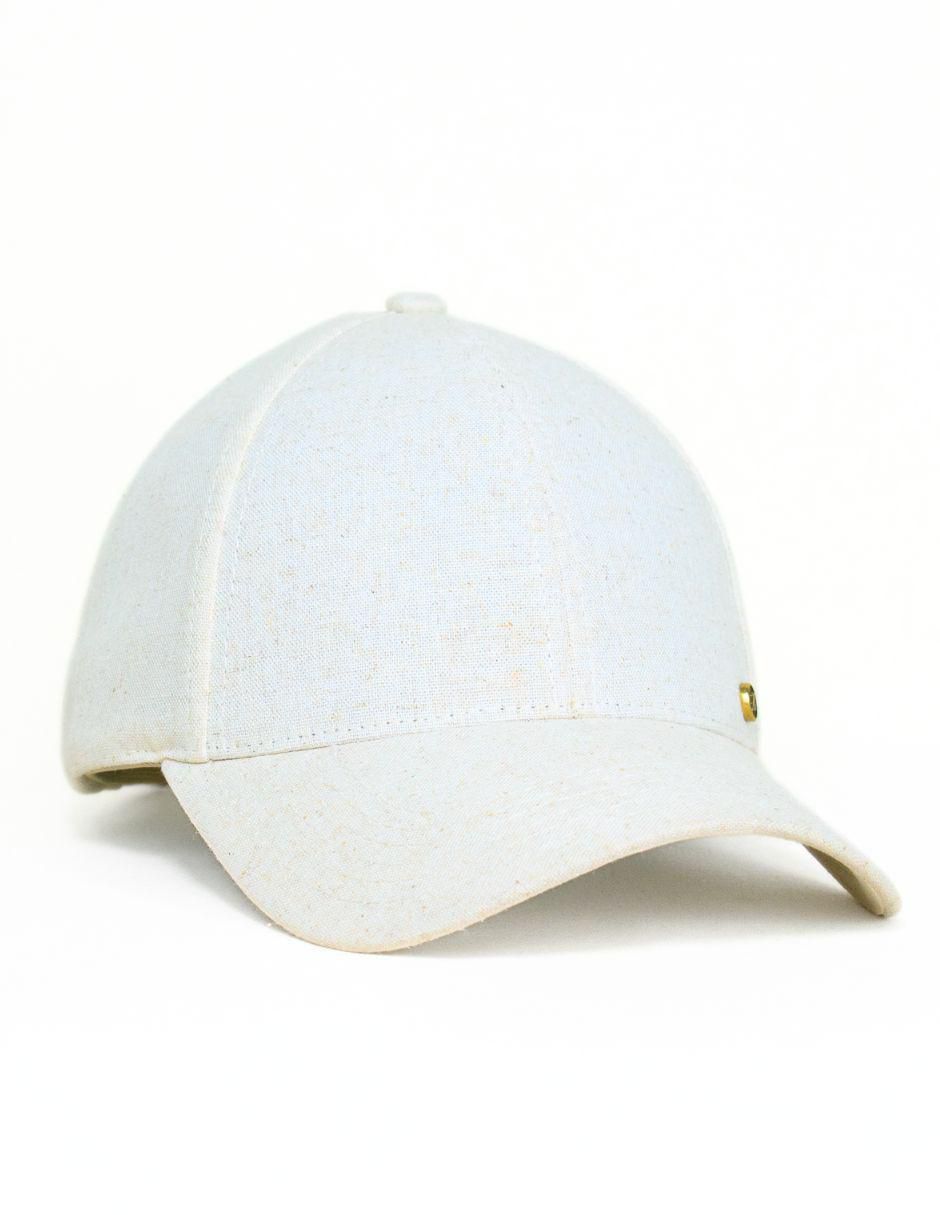 Gorra visera curva hebilla casual Linen para adulto 4