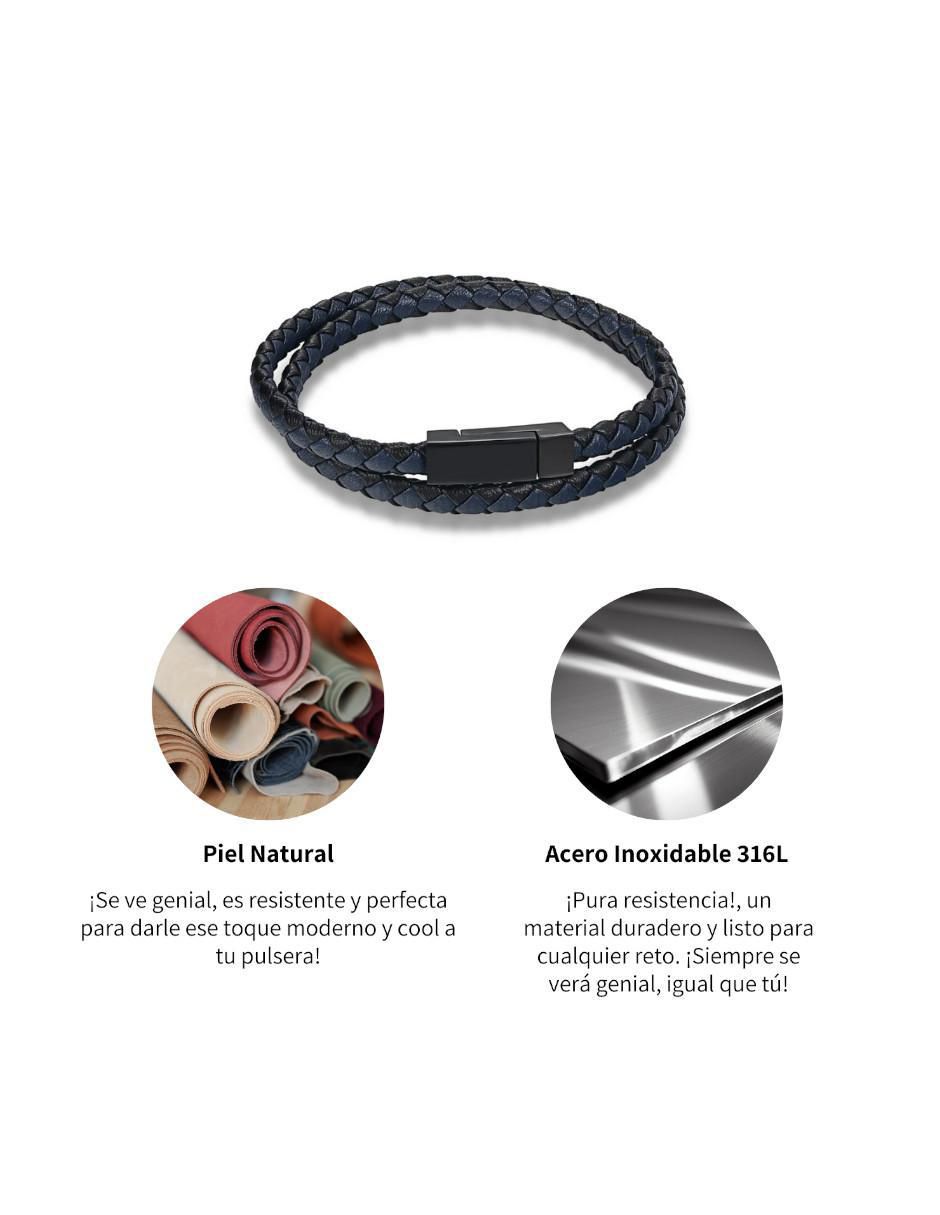 Pulsera Black con acabado pulido