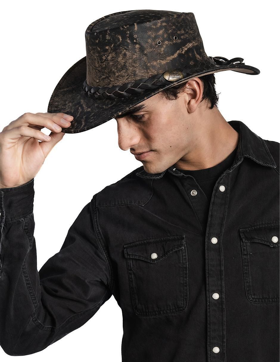 Sombrero estampado mármol