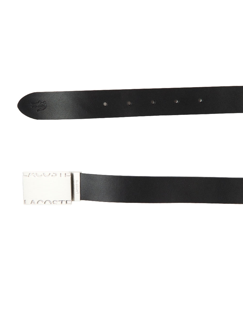 Cinturón Lacoste de cuero para hombre