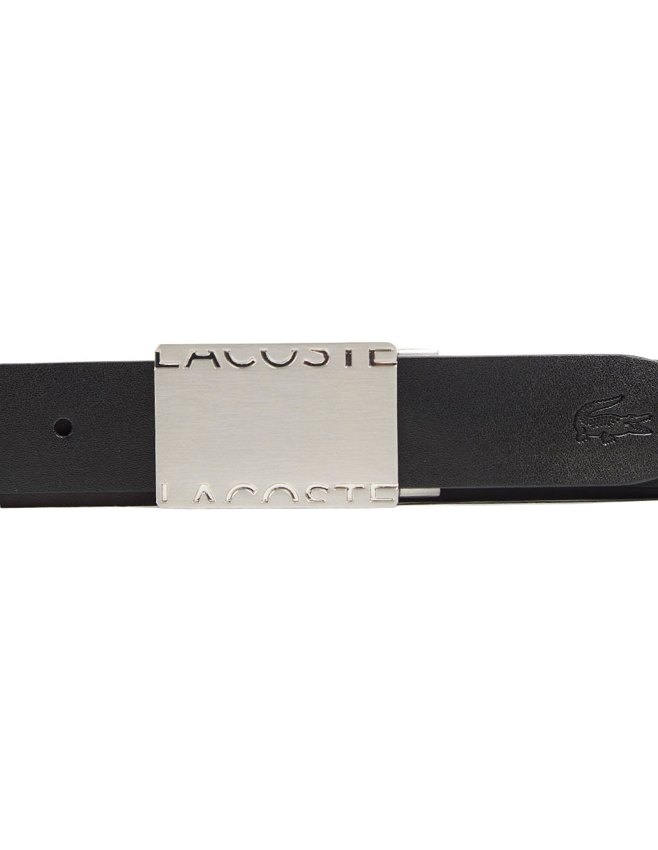 Cinturón Lacoste de cuero para hombre