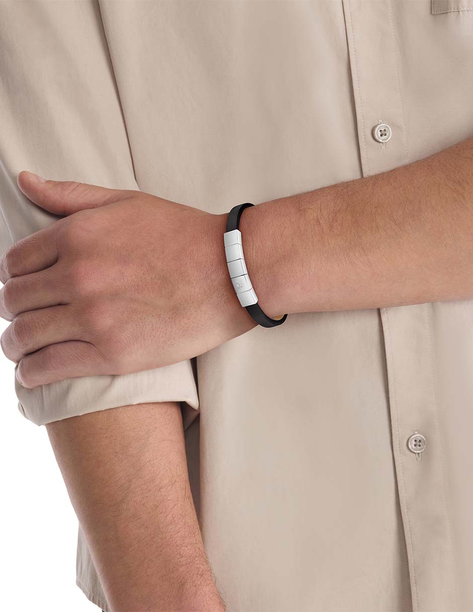 Brazalete Minimalistic Squares acabado brillante 4