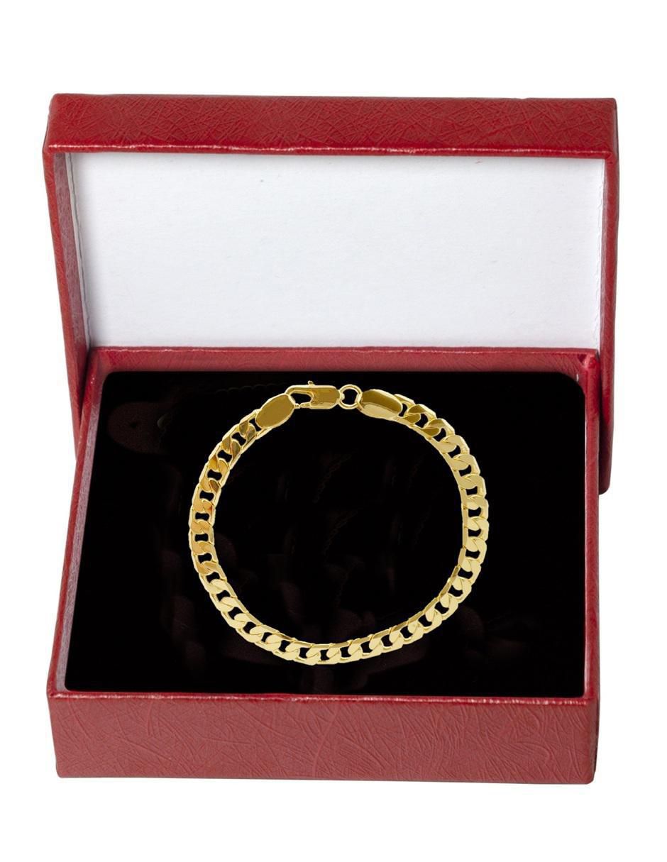 Pulsera 18 K acabado chapa de oro 4