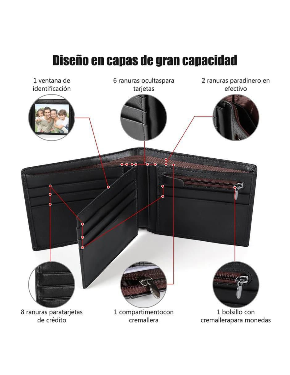 Cartera Lisa para hombre 4