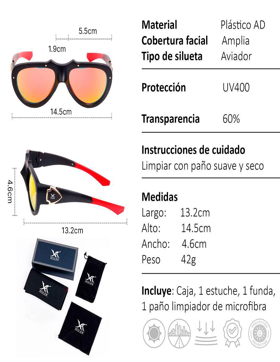 Lentes de sol Glam XO-158-RO para hombre 7