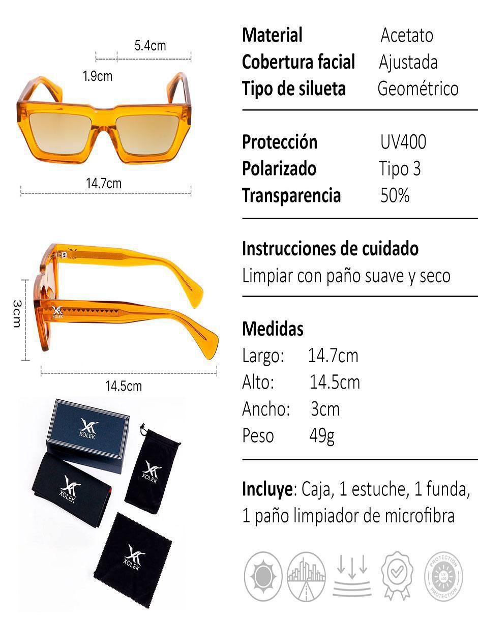 Lentes de sol Glam XO-103-AM para hombre 7
