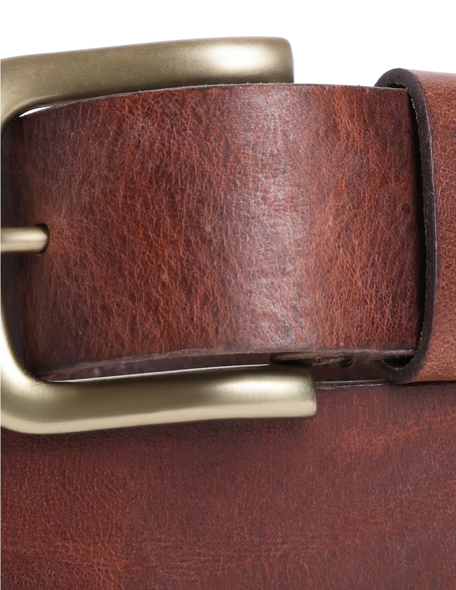 Cinturón de piel para hombre
