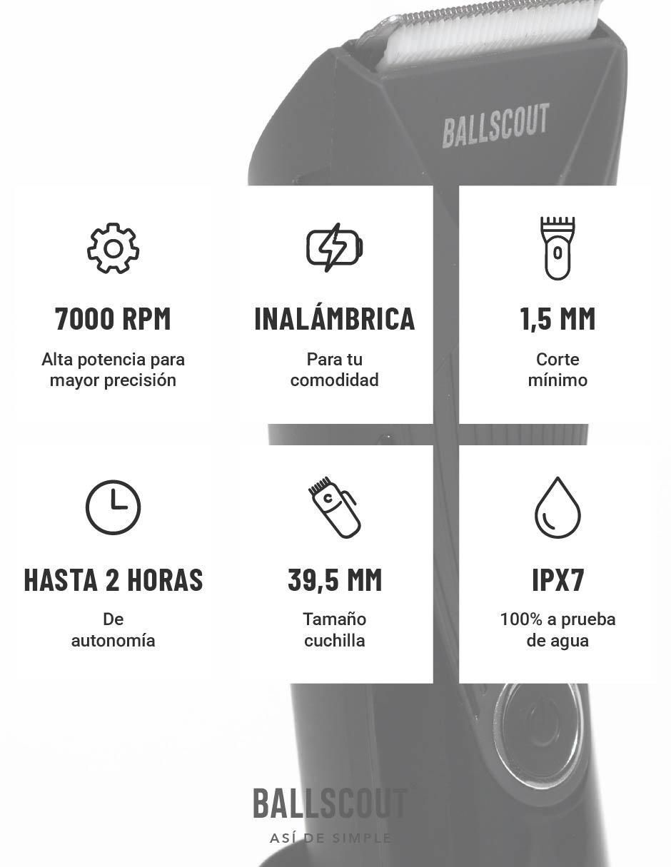 Rasuradora corporal Ballscout Silky