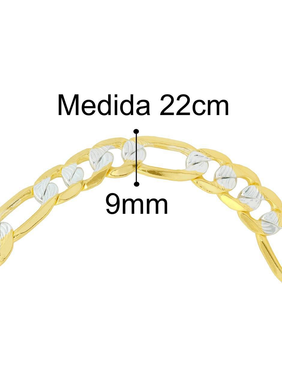 Pulsera con acabado chapa de oro 5