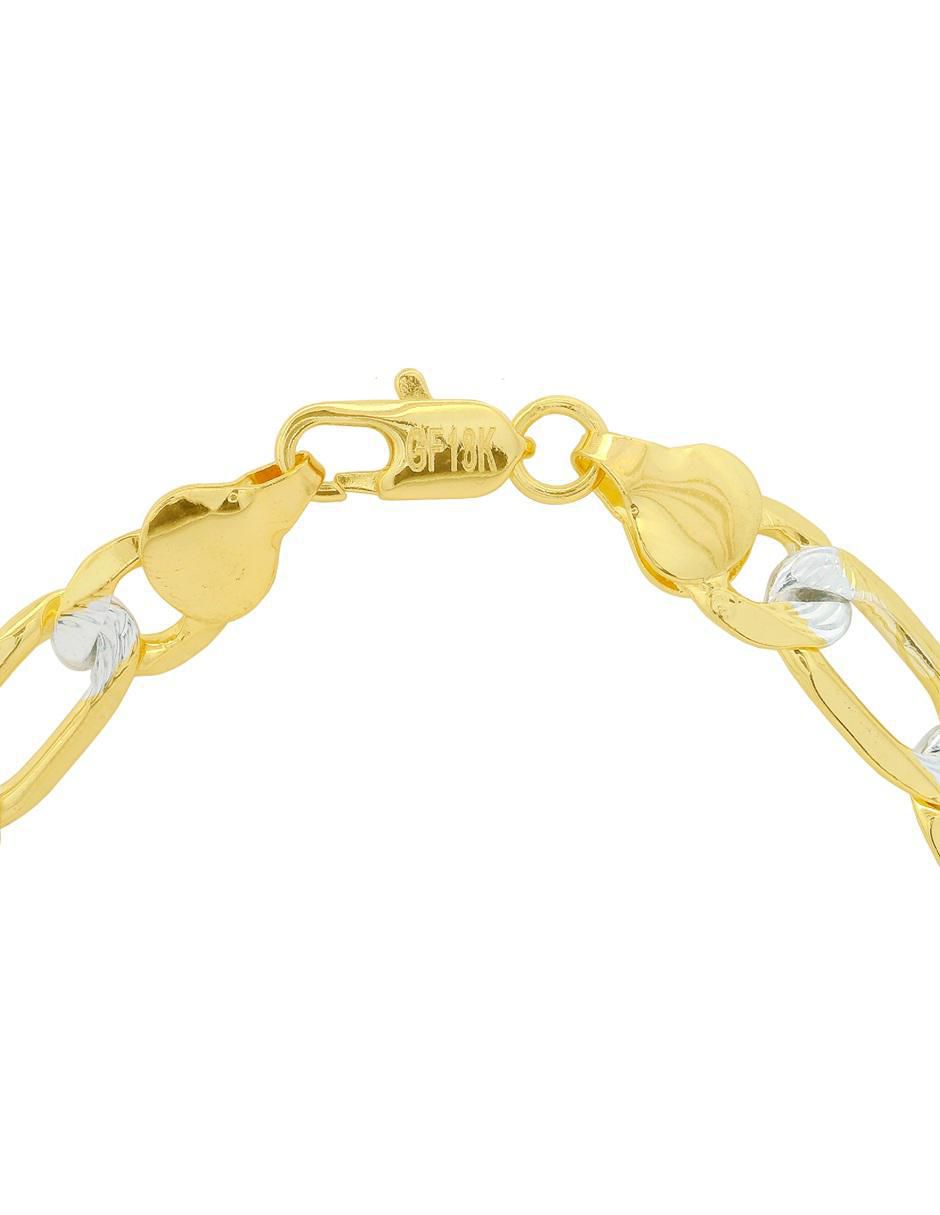 Pulsera con acabado chapa de oro 4