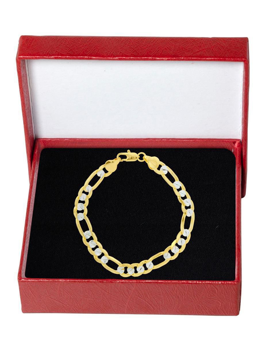 Pulsera con acabado chapa de oro 2