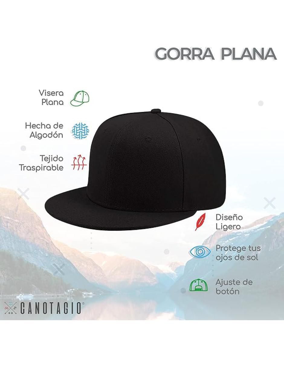 Gorra con visera plana casual para hombre 5