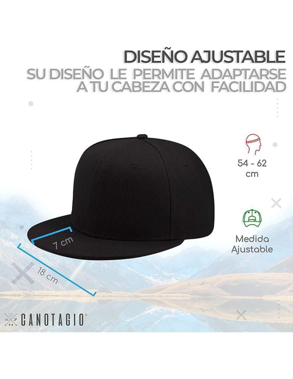 Gorra con visera plana casual para hombre 6