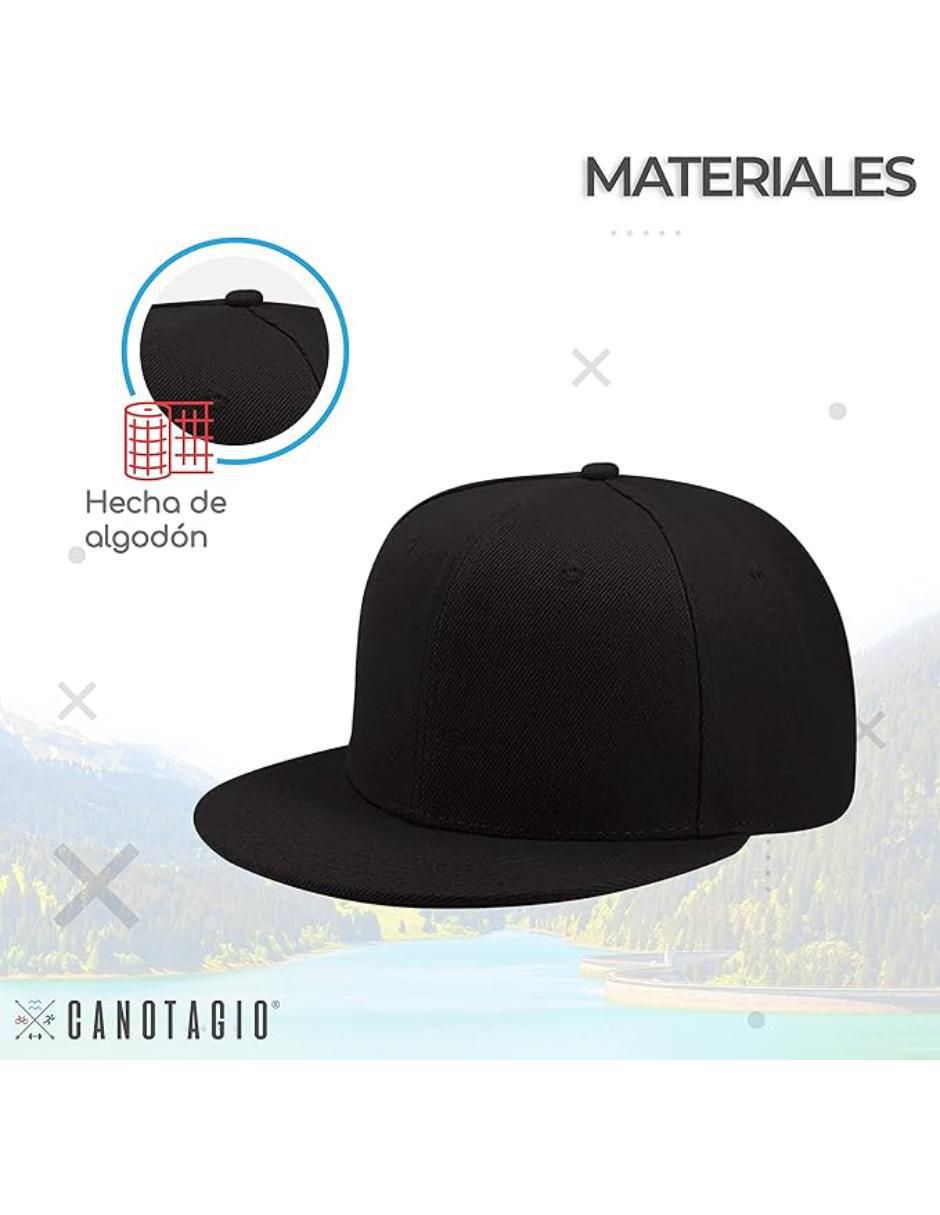 Gorra con visera plana casual para hombre 4