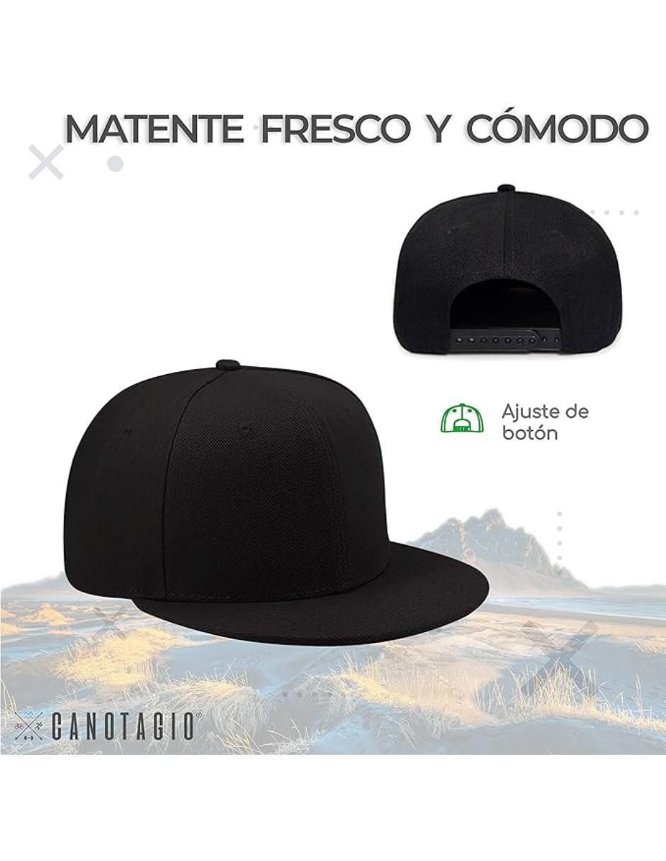 Gorra con visera plana casual para hombre 3