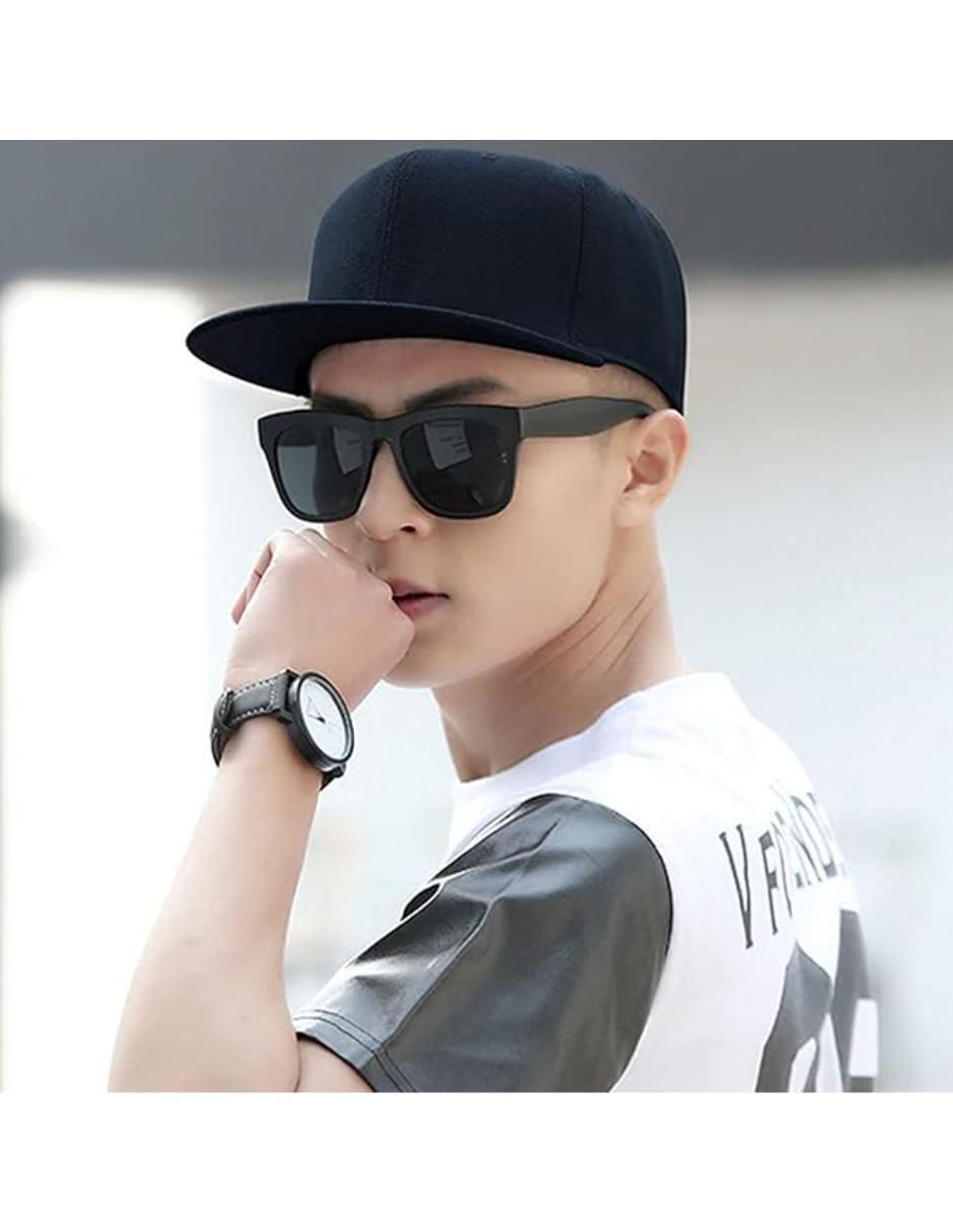 Gorra con visera plana casual para hombre 2