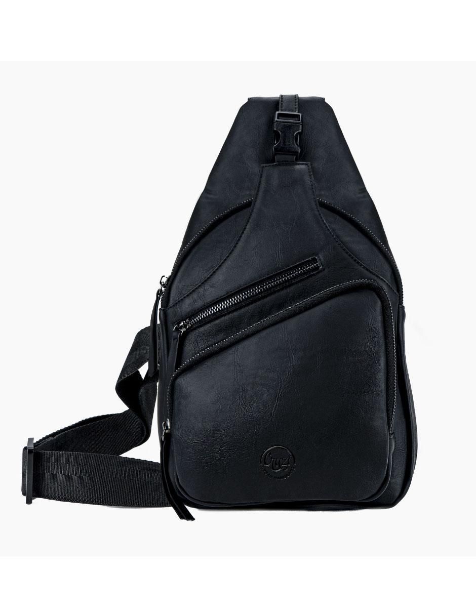 Bolsa bandolera de piel para hombre