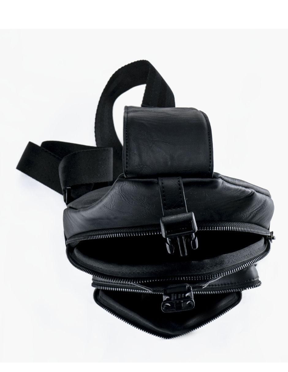 Bolsa bandolera de piel para hombre