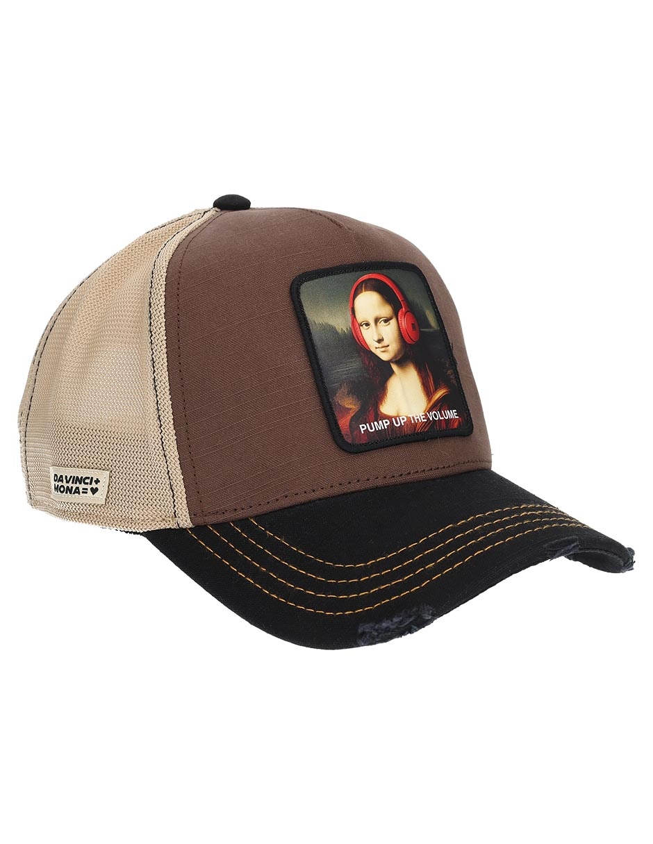 Gorra visera curva snapback casual Mona Lisa para hombre