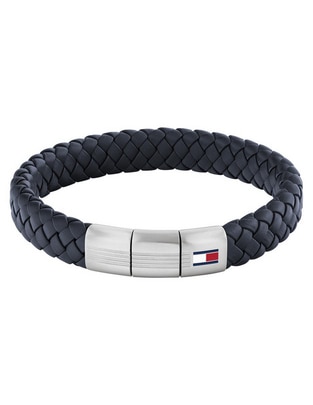 Pulsera de piel Round Braided Bracelet acabado mate