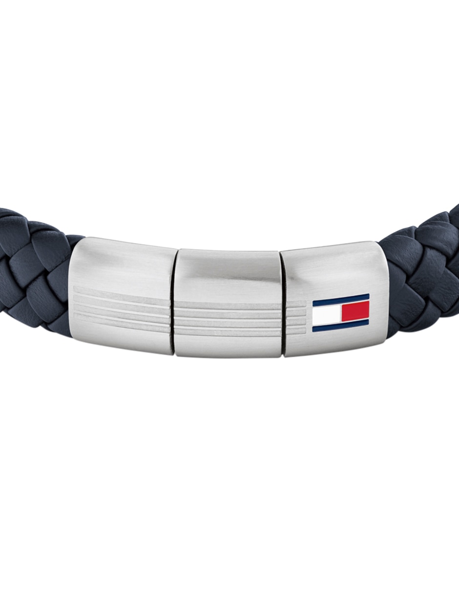 Pulsera de piel Round Braided Bracelet acabado mate 2