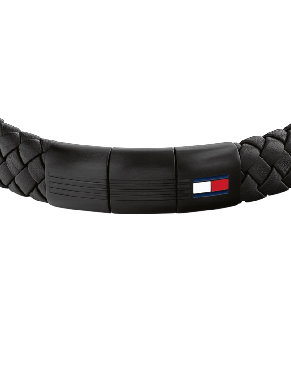 Brazalete de piel Round Braided Bracelet acabado mate 2