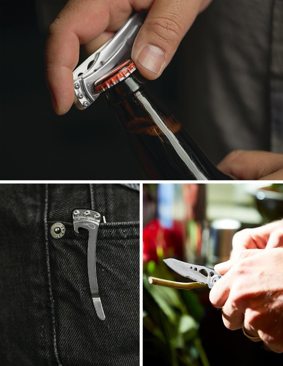 Navaja Leatherman Skeletool Kbx Plata