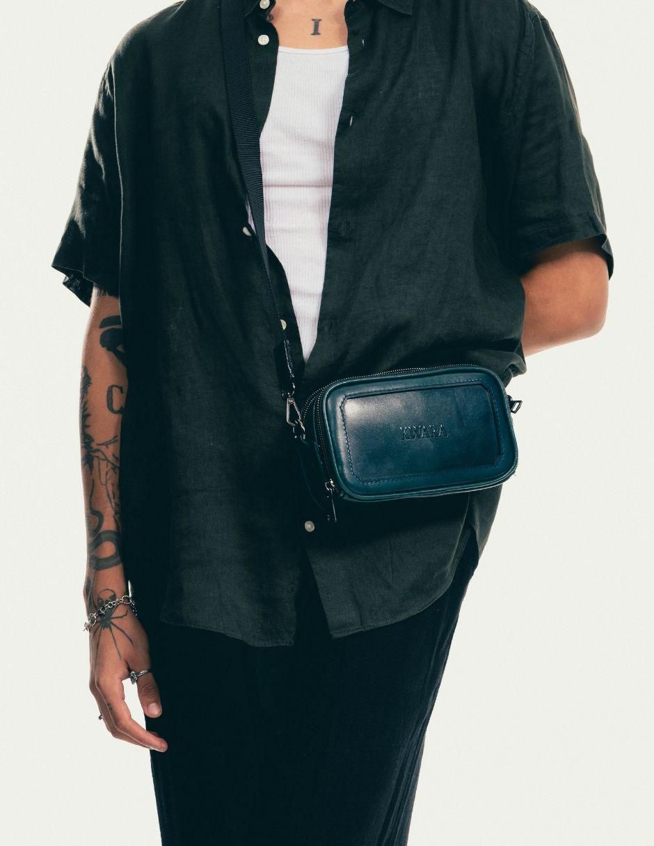Bolsa bandolera Colección Origen de piel para hombre 14