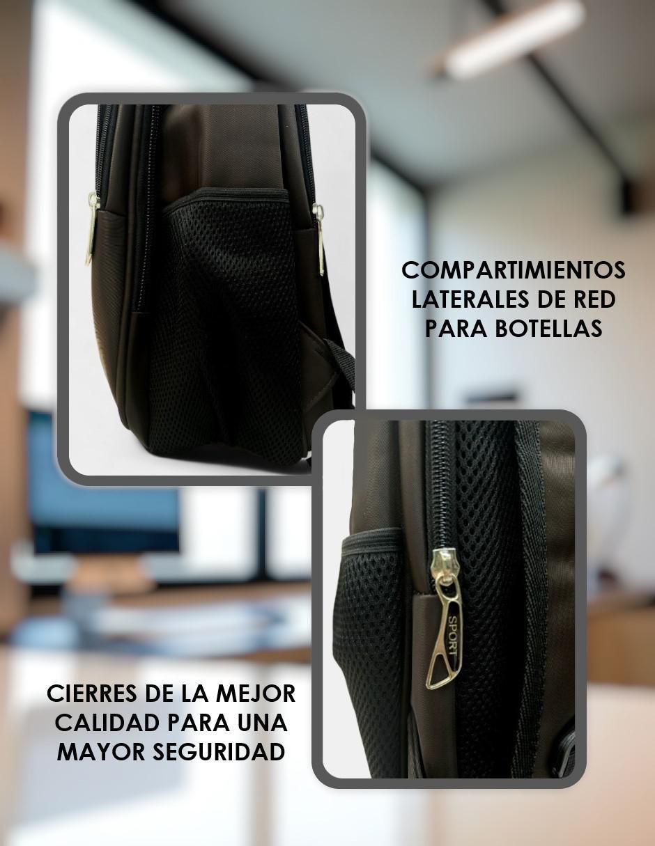 Mochila con portalaptop Cm-top impermeable para hombre