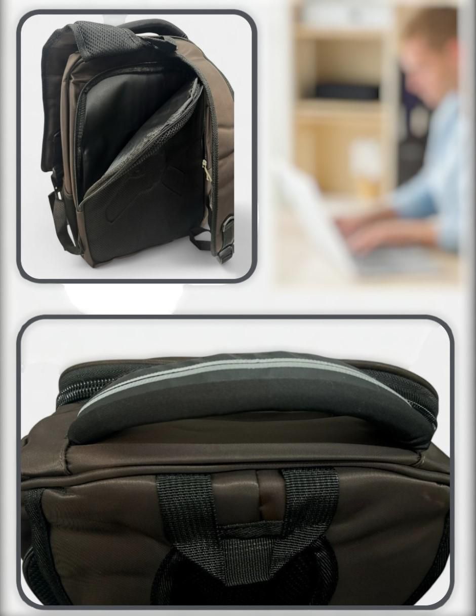 Mochila con portalaptop Cm-top impermeable para hombre