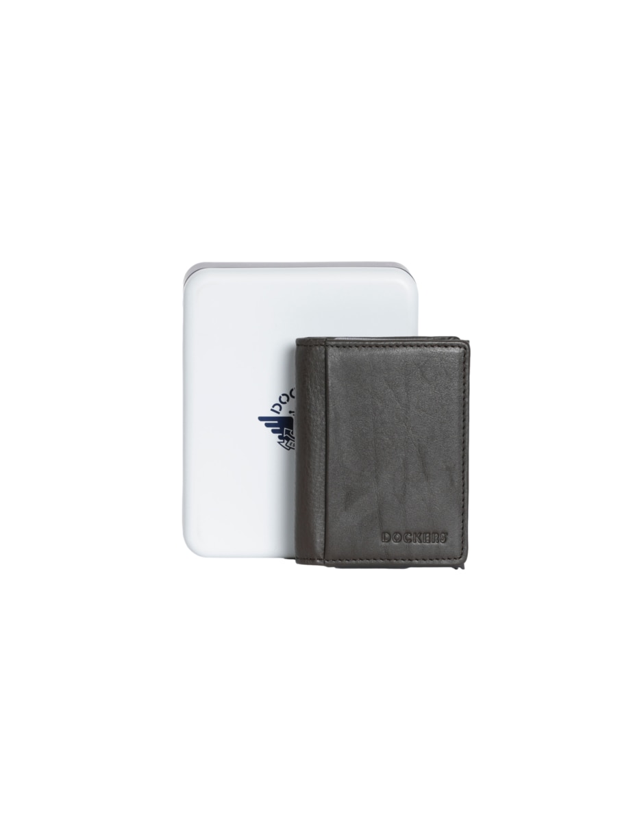 Tarjetero Dockers piel para hombre