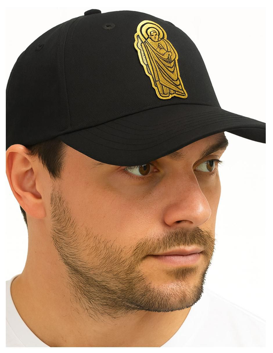 Gorra visera curva correa ajustable casual para hombre