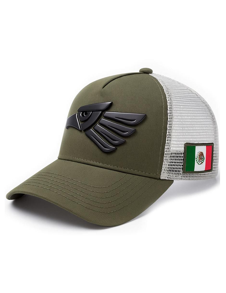 Gorra visera curva snapback casual México para hombre