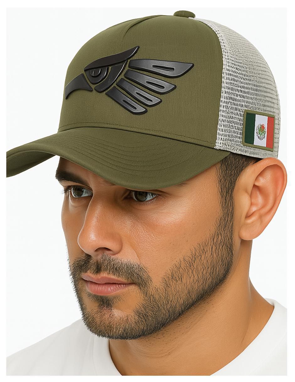 Gorra visera curva snapback casual México para hombre 6