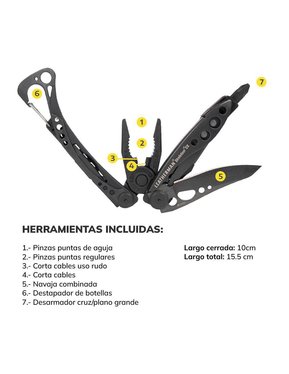 Navaja multiherramienta Skeletool CX Verde OD