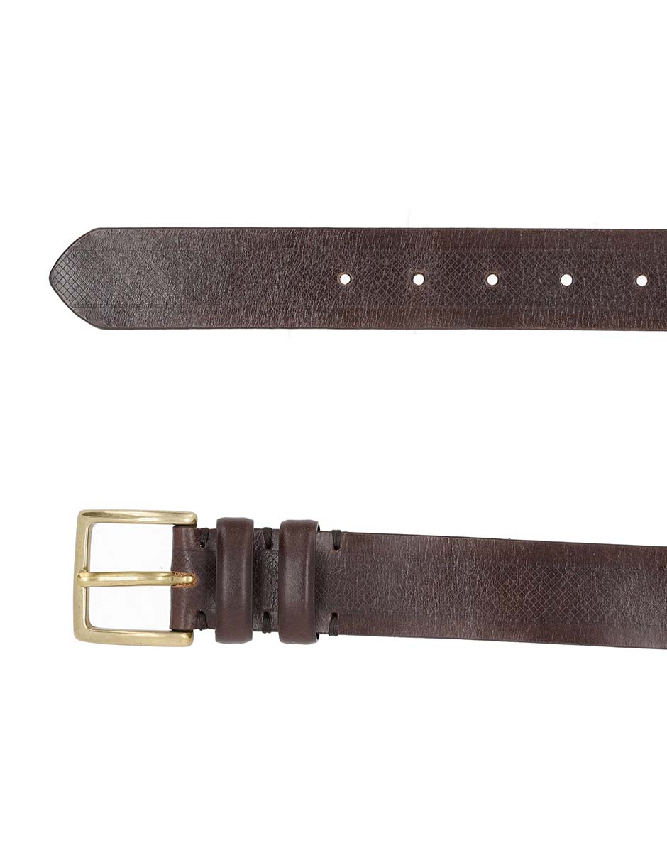 Cinturón de piel para hombre