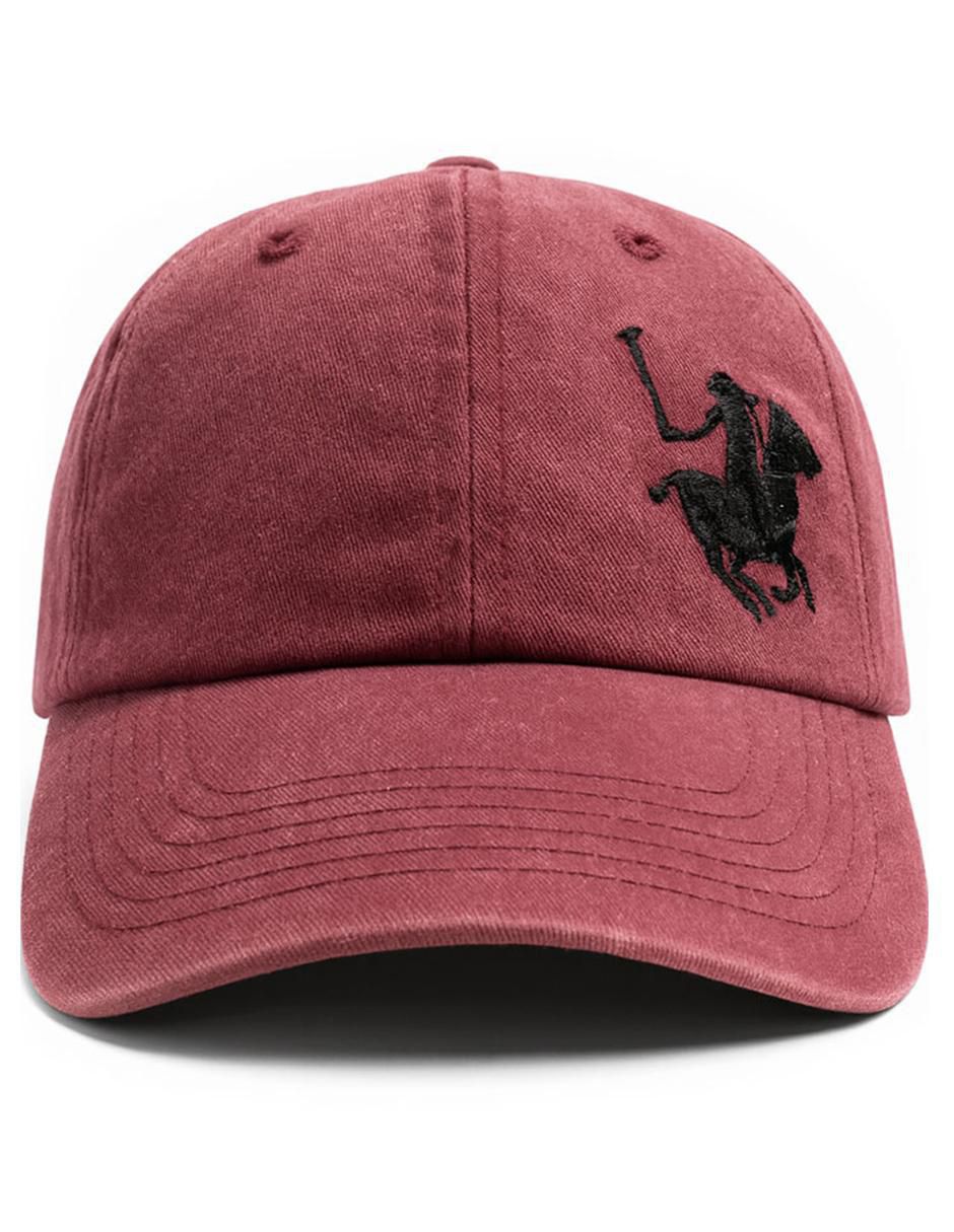 Gorra visera curva correa ajustable casual para hombre
