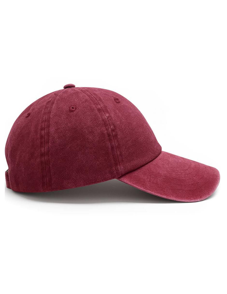 Gorra visera curva correa ajustable casual para hombre