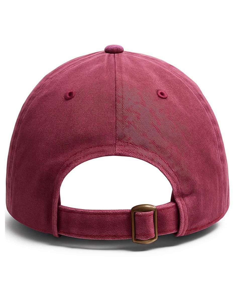 Gorra visera curva correa ajustable casual para hombre